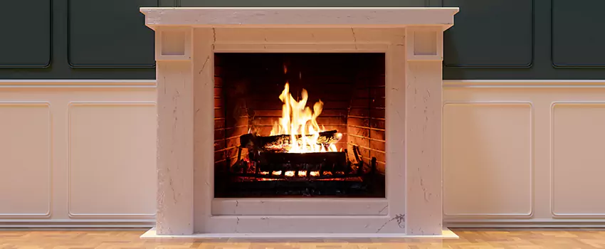 Decorative Electric Fireplace Installation in Fountain Valley, California