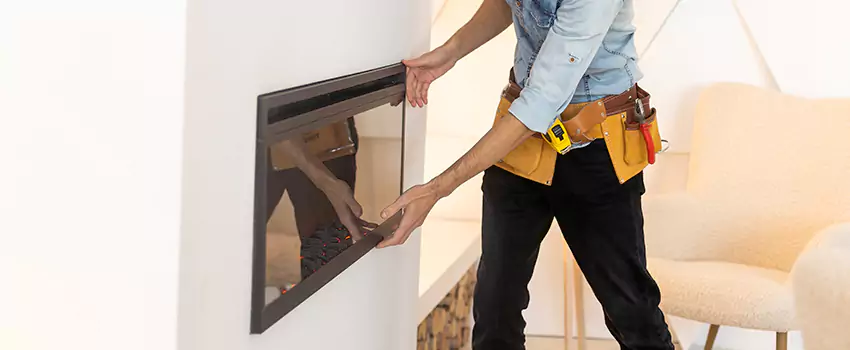 Metal Fireplace Installation in Fountain Valley, California