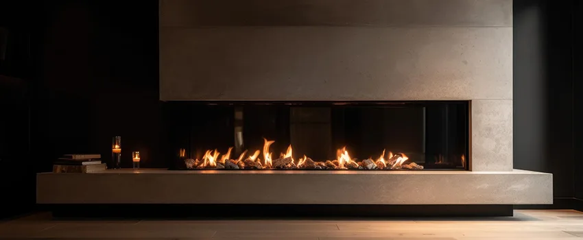 Gas Fireplace Ember Bed Design Services in Fountain Valley, California