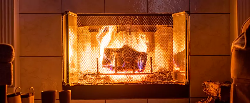 Mendota Hearth Landscape Fireplace Installation in Fountain Valley, California