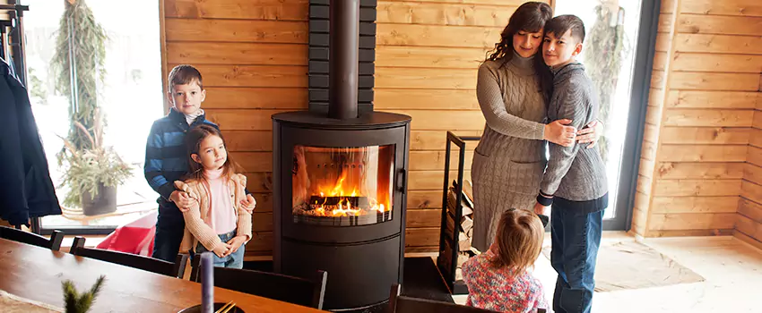 Morso Cast Iron Fireplace Insert Installation in Fountain Valley, California