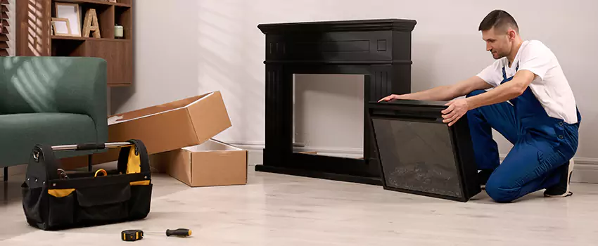 Old Rusted Metal Fireplace Repair And Replacement in Fountain Valley, CA